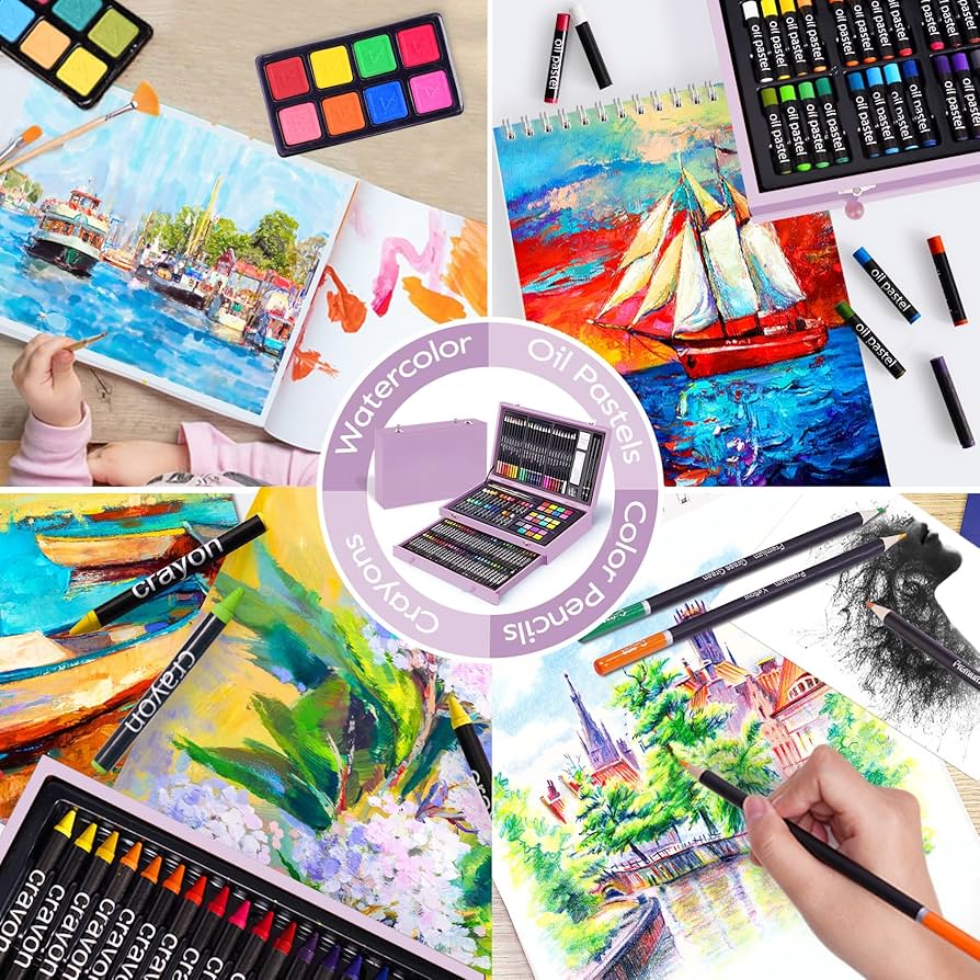 [FORSOMEONE] 22SS SUNNY SETUP 2.0 水墨画 50 Amazon.com: 145 Piece Deluxe Art Set with 2 x 50 Sheet